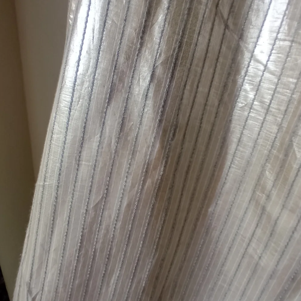 H&M Striped Silver Skirt - Picture 12 of 16